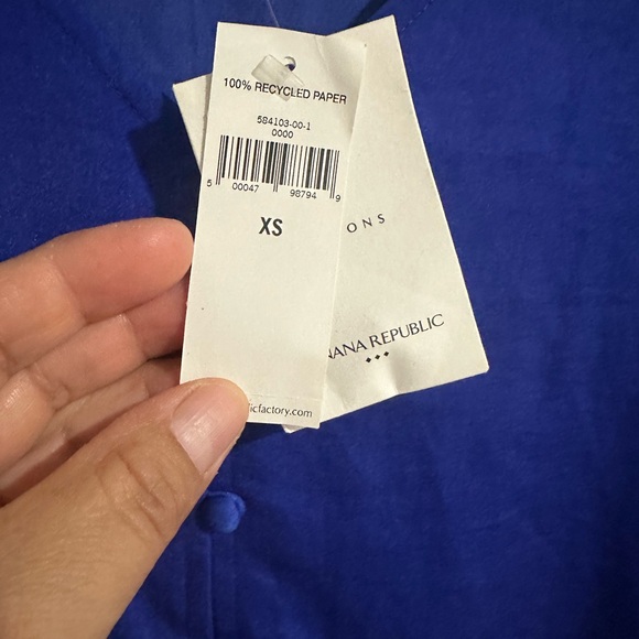 Banana republic  3/4 sleeve  blouse new with tags size  XS - Picture 3 of 6